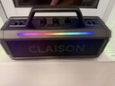 CLAISON【柏林之聲】藍牙音箱高音質(zhì)音響話(huà)筒一體自帶聲卡廣場(chǎng)舞家庭KTV套裝戶(hù)外K歌便攜式大功率低音炮 灰色【雙話(huà)筒】300W丨震撼音效 曬單實(shí)拍圖