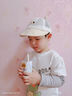 XELECPOCKET寶寶遮陽(yáng)帽夏季小月齡嬰兒帽子薄款防曬帽大帽檐男兒童鴨舌帽一歲 動(dòng)物派對-【米色】 帽圍(44-48cm)建議6個(gè)月-2歲 曬單實(shí)拍圖