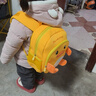 文博士新款幼兒園書(shū)包男童1-3-6歲入學(xué)寶寶女孩中班小黃鴨背包江 黃色（呆萌鴨-中號）送防走丟繩 曬單實(shí)拍圖