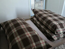 彩羊（Fazeya）恒源祥集團 床上全棉四件套純棉A類(lèi)床品床單被套三件套床笠 簡(jiǎn)兮-復古咖【全棉水洗棉】 床單款 1.5四件套-被套200*230 曬單實(shí)拍圖