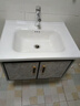 【上門(mén)安裝】洗手盆柜小戶(hù)型浴室柜陶瓷一體盆衛生間洗臉盆柜家用 對開(kāi)門(mén)60CM陶瓷盆+鏡柜 送貨上門(mén)并安裝 曬單實(shí)拍圖