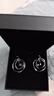 Eternelle法國永恒長(cháng)耳釘森系超仙耳墜個(gè)性耳飾氣質(zhì)ins耳環(huán)生日禮物 復古黑 曬單實(shí)拍圖