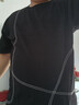 夏季大碼男裝明線(xiàn)裝飾涼感胖子寬松加肥加大休閑半袖套頭短袖T恤 黑色 5XL 【建議200-225斤】 曬單實(shí)拍圖