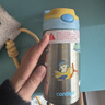 contigo 康迪克  兒童保溫杯不銹鋼保冷防漏鴨嘴吸管水杯幼兒園保溫 飛機旅行400ml 曬單實(shí)拍圖