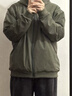 優(yōu)衣庫男裝防風(fēng)搖粒絨拉鏈連帽開(kāi)衫/長(cháng)袖外套481182 57 深橄欖色 XL /180/108B 曬單實(shí)拍圖