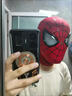 HKGX蜘蛛俠頭套電動(dòng)手動(dòng)眼睛可動(dòng)發(fā)光多燈光cos面具成人兒童頭套 蜘蛛俠頭套-下巴控制-可眨眼-電 曬單實(shí)拍圖