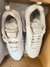 安踏女鞋運動(dòng)鞋女春季皮面跑步鞋媽媽運動(dòng)鞋輕便軟底旅游鞋休閑鞋 【皮面防潑水】安踏白/淡灰 37.5 曬單實(shí)拍圖