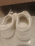 德賽（Desai）男鞋潮流百搭厚底增高慢跑運動(dòng)鞋時(shí)尚休閑板鞋男 白色 42  曬單實(shí)拍圖