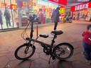 迪卡儂折疊車(chē)變速城市通勤自行車(chē)男女便攜20寸單車(chē)(不送車(chē)罩和車(chē)籃） Fold 560灰棕色 20英寸 曬單實(shí)拍圖