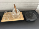 蘇泊爾（SUPOR）耐高溫玻璃提梁壺蒸煮泡養生壺普洱白茶煮茶器家用簡(jiǎn)約辦公泡茶壺 黑爐+大煮茶壺+茶盤(pán)+烤網(wǎng)+茶杯*6 曬單實(shí)拍圖
