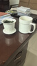 唯銘諾泡茶杯帶蓋過(guò)濾網(wǎng)辦公室茶水分離杯茶隔杯家用客廳陶瓷杯子馬克杯 曬單實(shí)拍圖