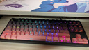 達爾優(yōu)（dareu）EK87pro機械鍵盤(pán) 有線(xiàn)/無(wú)線(xiàn)/藍牙三模游戲鍵盤(pán) 全鍵熱插拔gasket結構 黑莓粉 夢(mèng)遇HIFI軸 曬單實(shí)拍圖