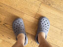 京東京造【抗菌洞洞鞋】涼鞋旅行沙灘兩穿eva防臭涼拖鞋男士水泥灰40-41 曬單實(shí)拍圖