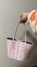MCM【三八節禮物】  LIZ迷你輕霧粉手提包購物袋子母包女包托特包 輕霧粉 迷你 曬單實(shí)拍圖