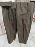 優(yōu)衣庫合作款男裝女裝寬腿工裝褲休閑褲戶(hù)外機能26春夏新款482883 39 棕黑色 L 曬單實(shí)拍圖
