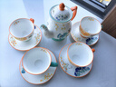 JOYYE茶具套裝花園功夫茶具整套釉下彩高檔喬遷生日三八婦女節伴手禮物 曬單實(shí)拍圖