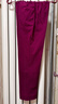 Naedol棉休閑褲運動(dòng)褲中老年直筒褲夏季款高腰純棉女褲大碼寬松 紫紅色 L 【155-159厘米95-105斤 】 曬單實(shí)拍圖