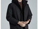 SHANSHAN杉杉【一衣多穿+可拆卸內膽】90%鴨絨羽絨服男士連帽秋冬季新款 曜石黑 XL (180/96A) 曬單實(shí)拍圖