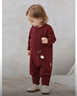 babylove【清倉】嬰兒毛織連體衣秋冬款純棉針織衣服寶寶哈衣圣誕保暖毛衣 深花紅 90cm 曬單實(shí)拍圖