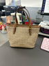 百麗包包女2026新商場(chǎng)同款復古休閑手提托特包JY194AX6 杏色 F 曬單實(shí)拍圖