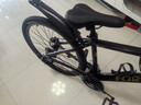 永久山地車(chē)自行車(chē)男越野單車(chē)禧瑪諾變速賽車(chē)26英寸黑金鋁架27速油碟 曬單實(shí)拍圖