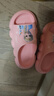 迪士尼童鞋夏季浴室涼拖鞋女童愛(ài)莎公主戶(hù)外防滑一字拖F1361 橘粉  曬單實(shí)拍圖