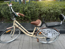 邦德·富士達 自行車(chē)女式24/26寸學(xué)生成人城市通勤復古淑女單速/7級變速買(mǎi)菜車(chē) 24寸鋁架單速 奶咖色 曬單實(shí)拍圖