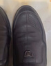 蜘蛛王男鞋春秋季軟底一腳蹬懶人鞋中年男士休閑皮鞋 880181A 黑色 43 曬單實(shí)拍圖