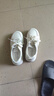 阿迪發(fā)女鞋秋冬季新款皮面時(shí)尚休閑軟底不累腳小白鞋防滑耐磨運動(dòng)板鞋女 b309白色 38 曬單實(shí)拍圖