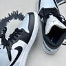耐克（NIKE）男鞋 AIR JORDAN 1 LOW運動(dòng)鞋高幫復古潮流時(shí)尚休閑板鞋籃球鞋 DQ8426-002 42.5 曬單實(shí)拍圖