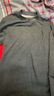 久歲伴【中厚】?jì)和Ｅ瘍纫绿籽b男女童A類(lèi)蠶絲羊毛秋冬季校服打底神器 黑麻灰 180 /身高175-185體重135-145斤 曬單實(shí)拍圖