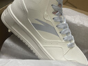 安踏（ANTA）高幫板鞋女2026秋春季新款百搭休閑鞋厚底增高復古潮流運動(dòng)滑板鞋 象牙白/淺霧灰/光暈粉-4 38 【官方正品 假一賠十】 曬單實(shí)拍圖