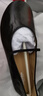 拔佳（Bata）羊皮書(shū)瑪麗珍女春百搭通勤淺口軟底娃娃鞋 黑色38 曬單實(shí)拍圖
