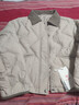 坦博爾輕薄羽絨服女短款翻領(lǐng)時(shí)尚復古秋冬保暖外套5330228A 珍珠粉米160 曬單實(shí)拍圖
