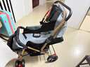 英萊兒高景觀(guān)嬰兒推車(chē)床多功能可坐可躺折疊寶寶兒童0-4歲外出便攜推車(chē) 尊享版版-牛仔灰-后輪橡膠 曬單實(shí)拍圖