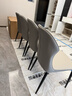 顧家家居（KUKA）現代簡(jiǎn)約輕奢餐椅大小戶(hù)型椅子餐椅集合PT7106Y蝴蝶椅（灰）*2 曬單實(shí)拍圖