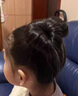 兒童盤(pán)發(fā)器女丸子頭盤(pán)頭發(fā)的懶人蓬松簡(jiǎn)約花苞頭盤(pán)發(fā)發(fā)圈扎發(fā)神器 1個(gè)【大號黑色】海綿盤(pán)發(fā)桿 曬單實(shí)拍圖