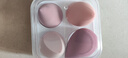 黎傾草莓慕斯美妝蛋【4個(gè)】化妝蛋彩妝不吃粉海綿粉撲粉底撲干濕兩用 曬單實(shí)拍圖