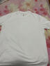 莫代爾280g重磅雙面德絨t恤男短袖圓領(lǐng)體恤純色上衣保暖打底衫加絨半袖 M22【雙面絨】白色 3XL 曬單實(shí)拍圖