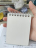 得力小筆記本子A6加厚迷你小本子上翻螺旋記事本簡(jiǎn)約小號隨手記單詞A7口袋型線(xiàn)圈本隨身攜帶橫線(xiàn)空白 A7【空白】4本裝-加量80張 曬單實(shí)拍圖