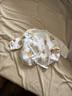 貝瑞加（Babyprints）新生兒衣服2件裝男女寶寶半背衣純棉長(cháng)袖嬰兒上衣親膚柔軟 黃52 曬單實(shí)拍圖