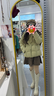 香影棉花糖圍巾領(lǐng)羽絨服女2025冬季新款白鴨絨巨好看短款黃色外套 透明黃 S 曬單實(shí)拍圖