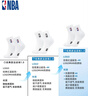 NBA襪子男士跑步運動(dòng)襪吸汗無(wú)骨棉襪抗菌防臭消臭中筒籃球襪3雙 曬單實(shí)拍圖