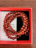 福進(jìn)家冰種紅瑪瑙手串108顆佛珠多圈水晶手鏈玉髓本命年轉運男女款禮物 8A級冰紅瑪瑙108顆-6MM 曬單實(shí)拍圖