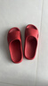 稻草人手術(shù)室拖鞋男女室內居家用孕婦防滑專(zhuān)用浴室抗菌洗澡涼拖 紅38-39 曬單實(shí)拍圖