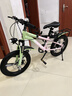 飛鴿兒童自行車(chē)6-12-18歲青少年山地車(chē)男女孩學(xué)生單車(chē)粉綠18寸變速體 曬單實(shí)拍圖