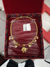 六福珠寶 黃金項圈長(cháng)命鎖包硬金足金項繩周歲禮 計價(jià) 約6.51克 曬單實(shí)拍圖