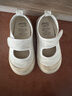 兒童帆布鞋兒童幼兒園室內鞋小白鞋寶寶兒童鞋軟底鞋 奶白 27 【內長(cháng)17.5cm建議腳長(cháng)16.5cm】 曬單實(shí)拍圖
