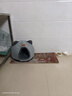 貓窩冬季保暖封閉式安全感四季通用貓房子屋沙發(fā)狗窩寵物貓咪睡窩 可愛(ài)貓頭窩【深度睡眠】封閉式 大型 40*40*40cm【適合15斤貓咪】 曬單實(shí)拍圖