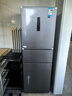 美的（Midea）238升三門(mén)冰箱灰色小型風(fēng)冷家用變頻一級能效宿舍租房以舊換新小冰箱MR-249WTPE【國家補貼】 曬單實(shí)拍圖